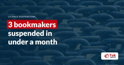 Cover: three bookmakers suspended in under a month